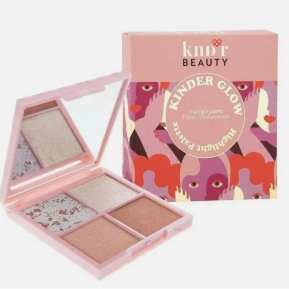 KNDR Beauty Kinder Glow Highlight Palette - Full Size NIB Highlighter